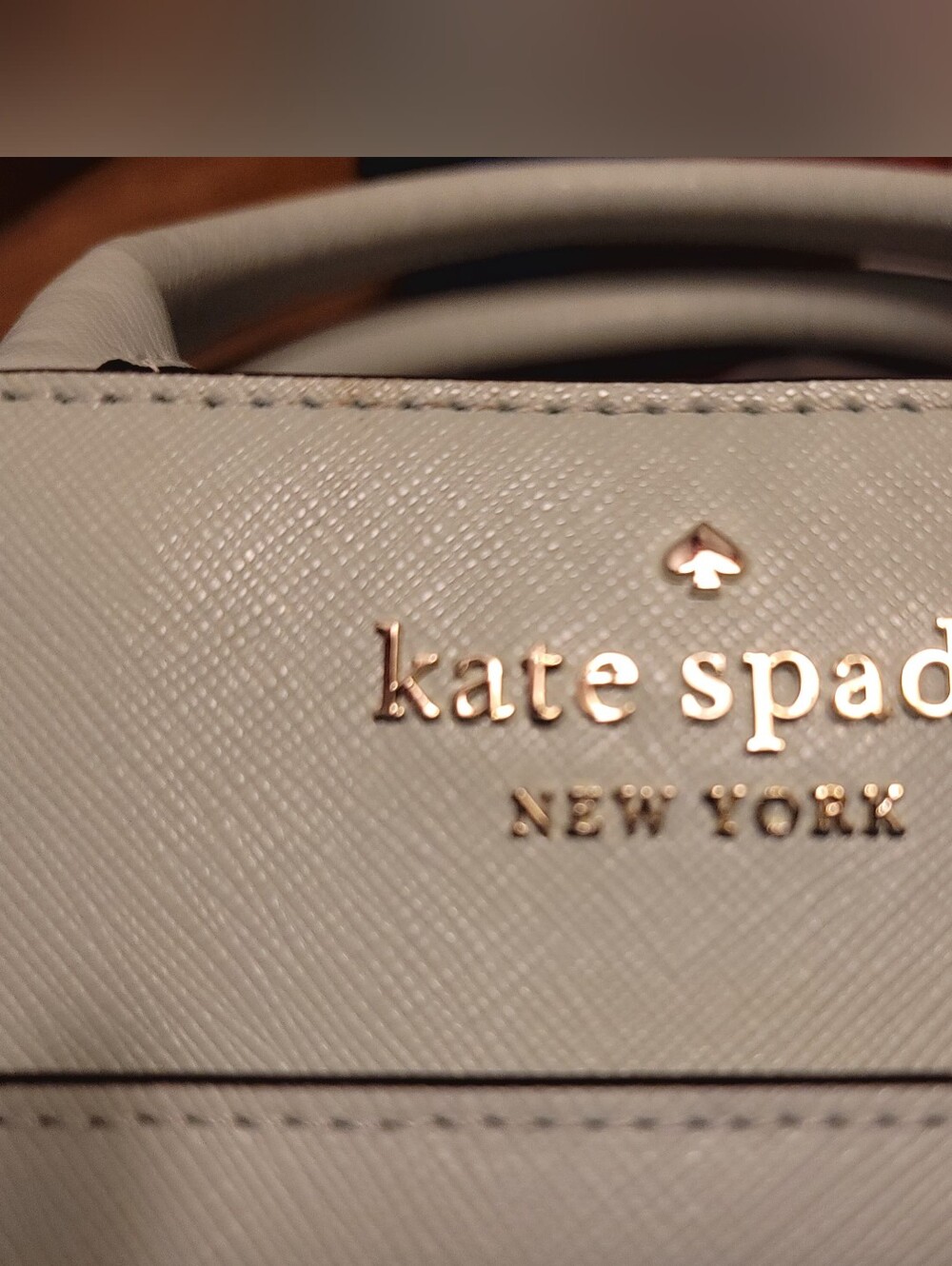 Kate Spade New York Staci Medium Satchel in Blue Saffiano leather - Picture 6 of 6